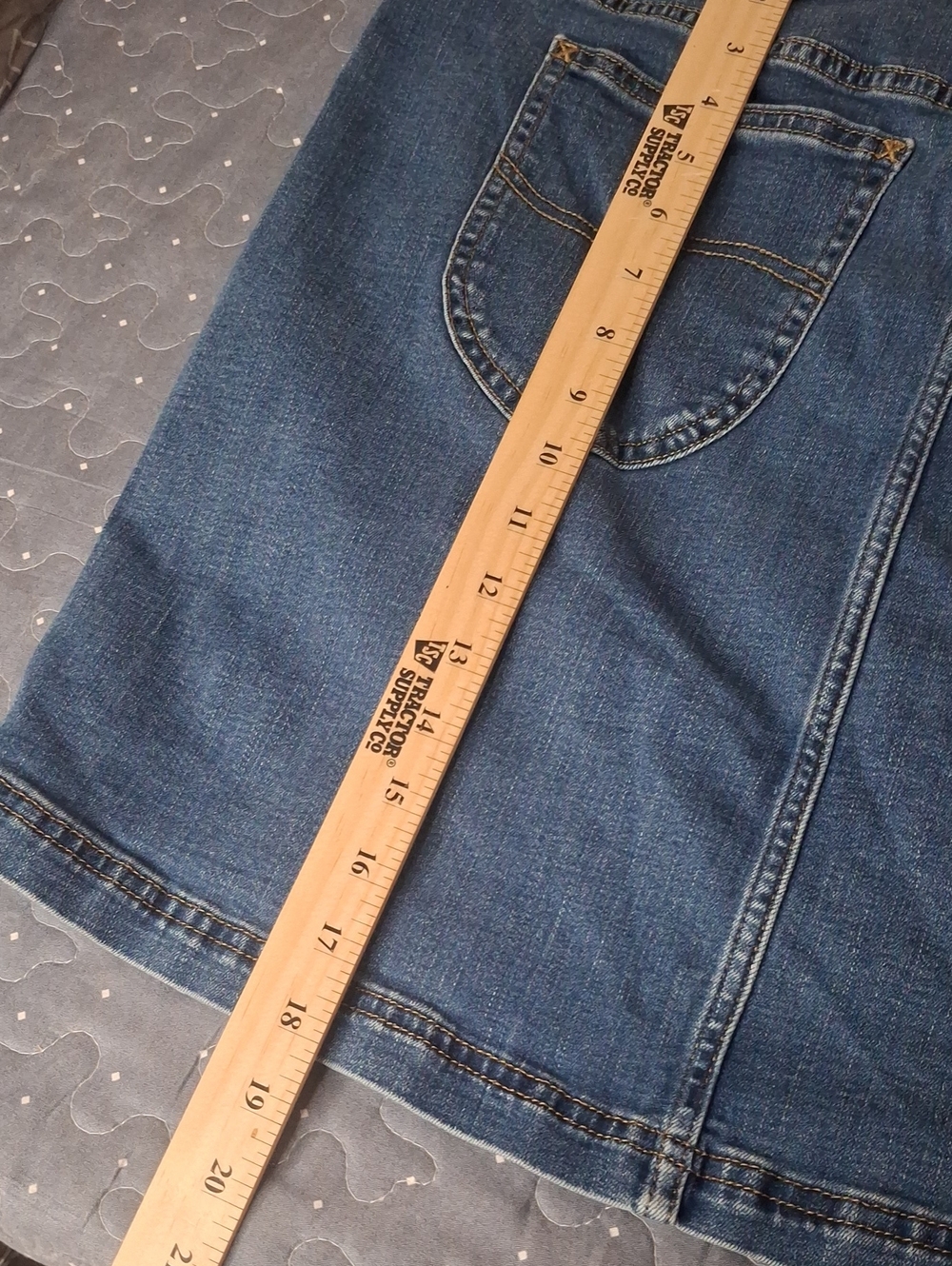 Lee Women's Denim Skort Waist 18 - Picture 7 of 7
